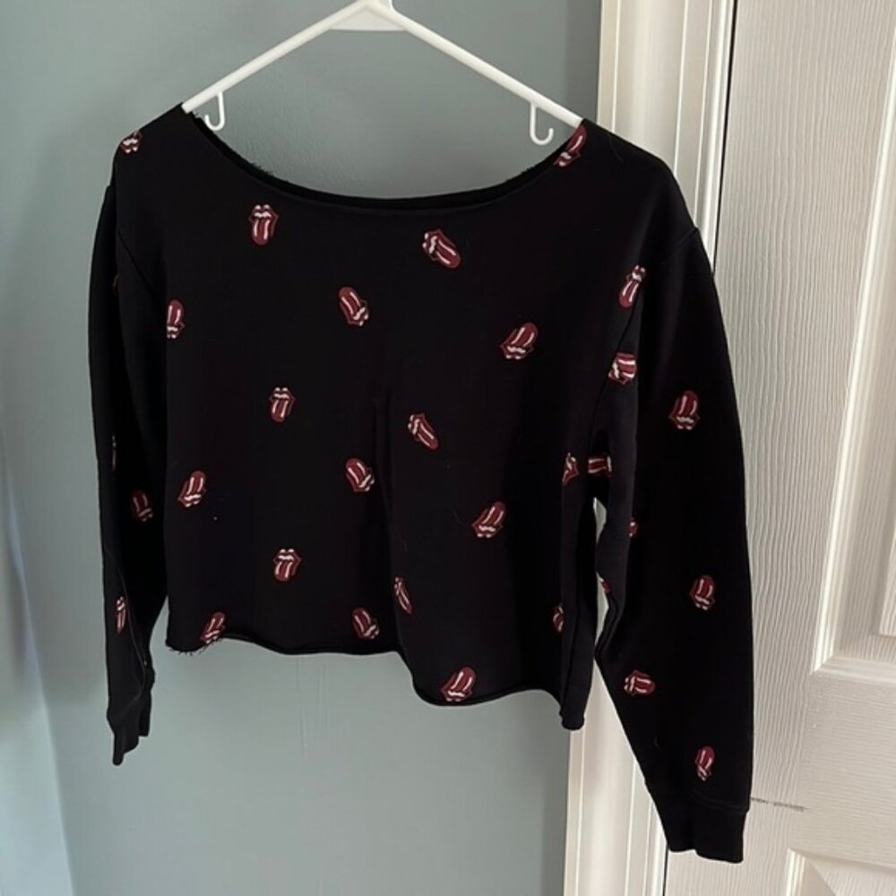 Rolling Stones long sleeve midriff